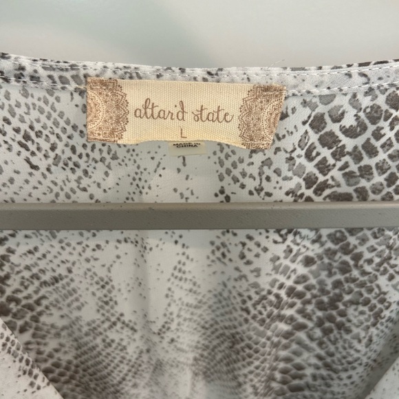 Altar’d State Grey Snake Skin Romper - Picture 6 of 7